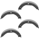 Purchase Top-Quality Rear Parking Brake Shoes by BOSCH - BS783  02